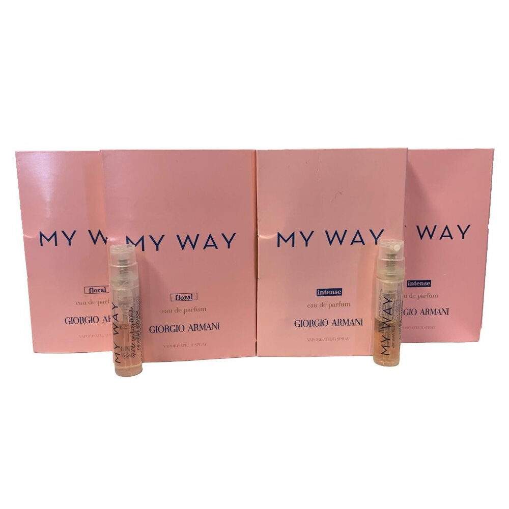 Giorgio Armani 4 Piece My Way Floral & Intense  EDP 1.2ml each